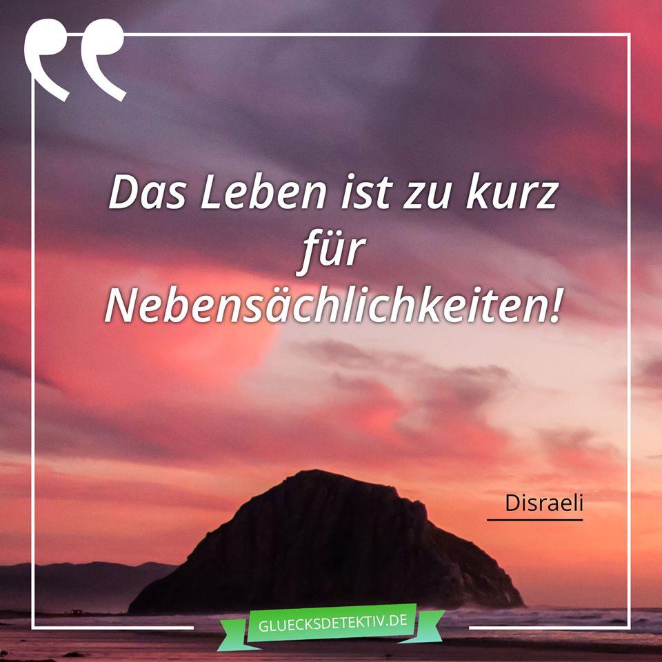 Das Leben ist zu kurz